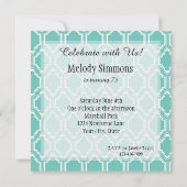 Mint Marokkaanse verjaardag Kaart (Achterkant)