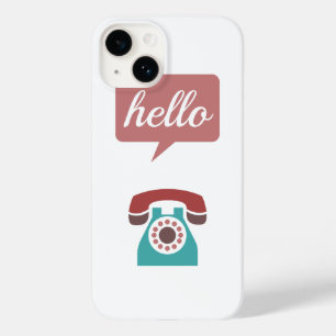 Mint Marsala Retro Hallo Case-Mate iPhone Case