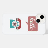 Mint Marsala Retro Hallo Case-Mate iPhone Case (Achterkant (horizontaal))