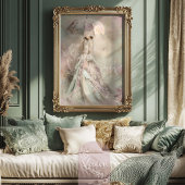 Mint Mauve Romance, Hummingbird Lady & Parasol Tissuepapier