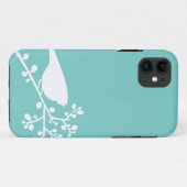 Mint Mod Birds en Berries {kies uw kleur} Case-Mate iPhone Case (Achterkant (horizontaal))