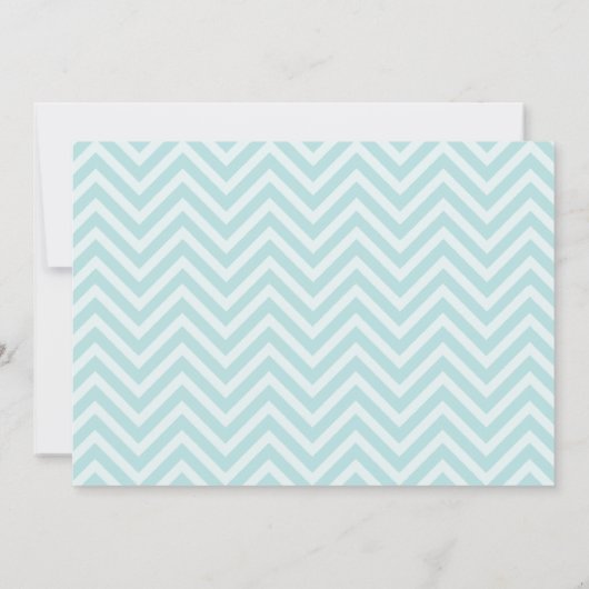 Mint Modern Wedding sparen de Datum Save The Date (Achterkant)