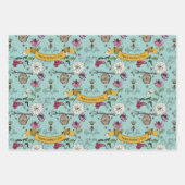 Mint Moederdag Aangepaste Kinder foto Royal Queen Inpakpapier Vel (Voorkant 3)