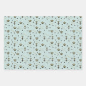 Mint Moederdag Aangepaste Kinder foto Royal Queen Inpakpapier Vel (Voorkant 2)