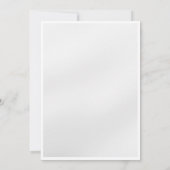 Mint Mold Modern Wedding Invitation Poster Kaart (Achterkant)