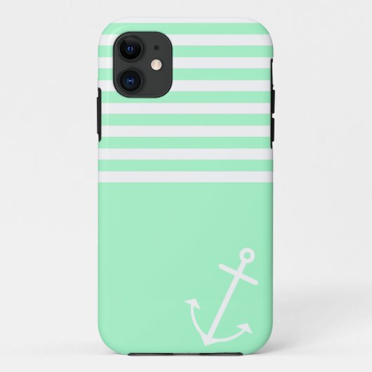 Mint Nautical Case-Mate iPhone Case (Achterkant)