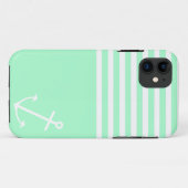 Mint Nautical Case-Mate iPhone Case (Achterkant (horizontaal))