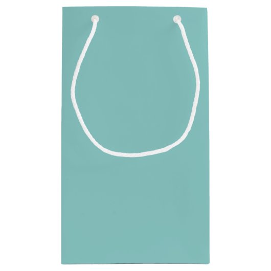 Mint Nautical Rope en Anchor Monogram Klein Cadeauzakje (Achterkant)