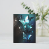 Mint Night Butterflies Aankondiging (Staand voorkant)