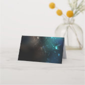 Mint Night Butterflies Afsprakenkaart (Achterkant)