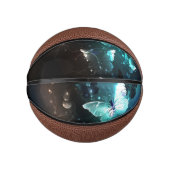 Mint Night Butterflies Basketbal (Voorkant)