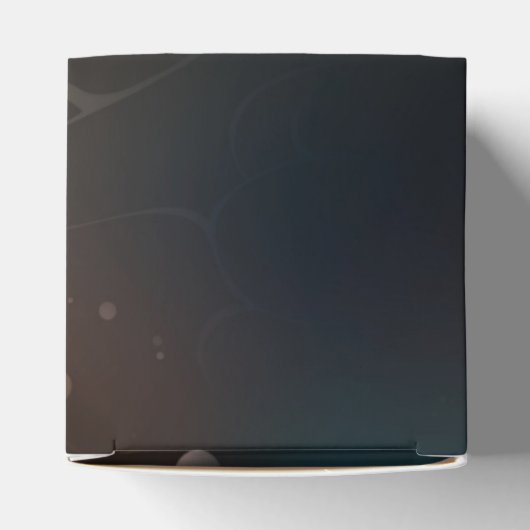 Mint Night Butterflies Bedankdoosjes (Bovenkant)