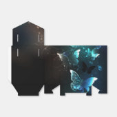 Mint Night Butterflies Bedankdoosjes (Uitgevouwen)