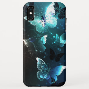 Mint Night Butterflies Case-Mate iPhone Case