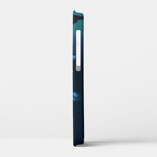 Mint Night Butterflies Case-Mate iPhone Case (Achterkant / Links)