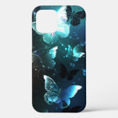 Mint Night Butterflies Case-Mate iPhone Case (Achterkant)