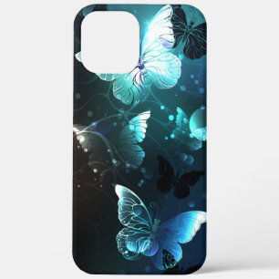 Mint Night Butterflies Case-Mate iPhone Case