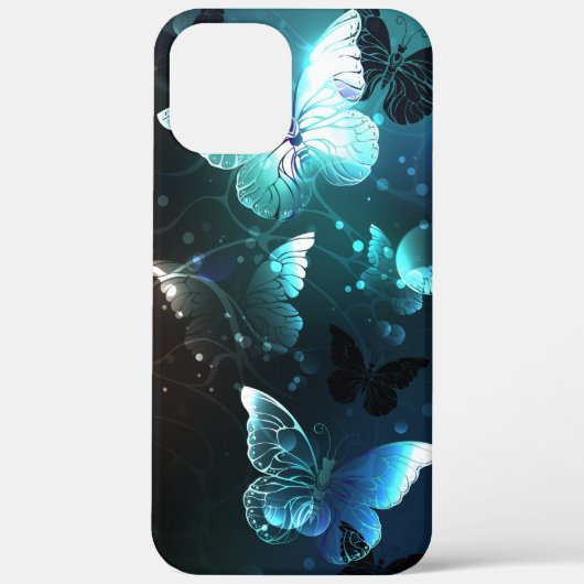 Mint Night Butterflies Case-Mate iPhone Case (Achterkant)