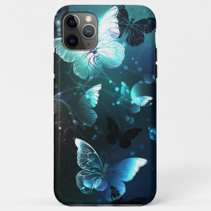 Mint Night Butterflies Case-Mate iPhone Case