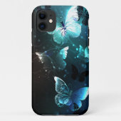 Mint Night Butterflies Case-Mate iPhone Case (Achterkant)