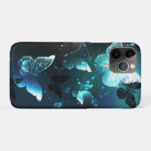 Mint Night Butterflies Case-Mate iPhone Case (Achterkant (horizontaal))