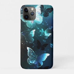 Mint Night Butterflies Case-Mate iPhone Case