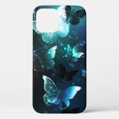 Mint Night Butterflies Case-Mate iPhone Case (Achterkant)