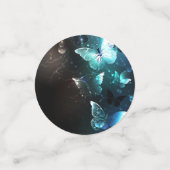 Mint Night Butterflies Confetti (Kleine voorkant)