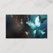 Mint Night Butterflies Contactkaartje (Voorkant)