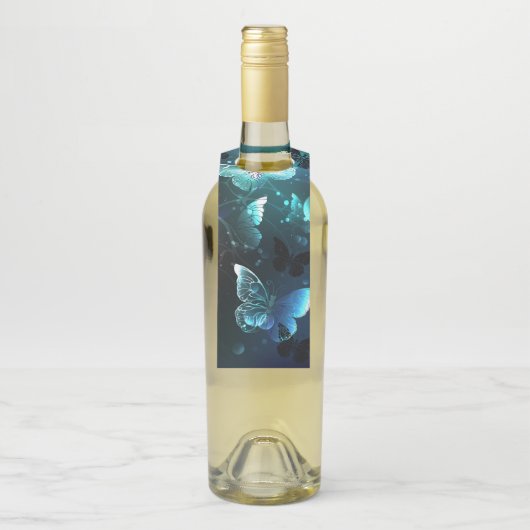 Mint Night Butterflies Flessenhanger (Op fles)