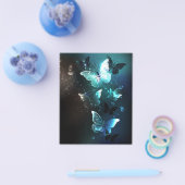 Mint Night Butterflies Flyer (Enkel)