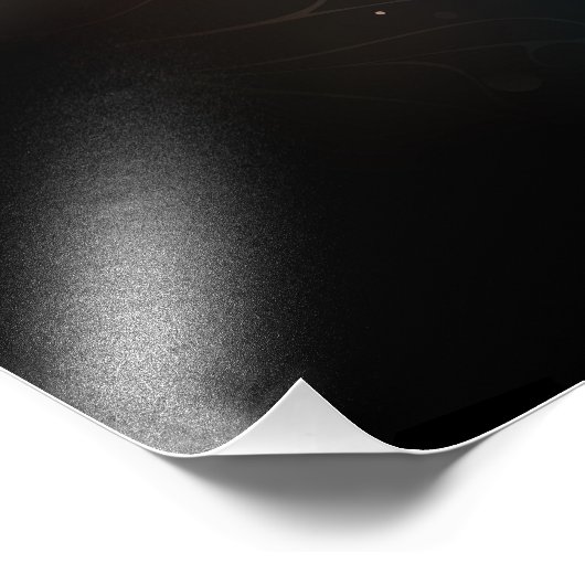 Mint Night Butterflies Foto Afdruk (Hoek)