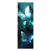 Mint Night Butterflies Foto Afdruk (Voorkant)