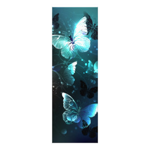 Mint Night Butterflies Foto Afdruk