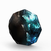 Mint Night Butterflies Fotoblokken (Rechts)