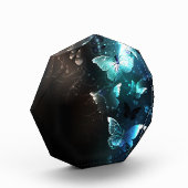 Mint Night Butterflies Fotoblokken (Links)