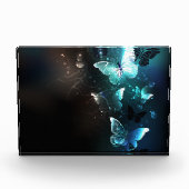 Mint Night Butterflies Fotoblokken (Voorkant)