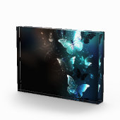 Mint Night Butterflies Fotoblokken (Rechts)