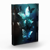 Mint Night Butterflies Fotoblokken (Links)