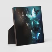 Mint Night Butterflies Fotoplaat (Voorkant)