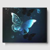 Mint Night Butterflies Gastenboek (Voorkant)