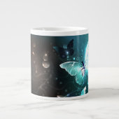 Mint Night Butterflies Grote Koffiekop (Voorkant)