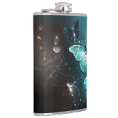 Mint Night Butterflies Heupfles (Rechts)