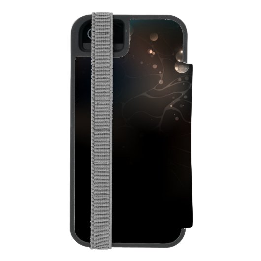 Mint Night Butterflies Incipio iPhone Portemonnee Hoesje (Agenda Achterkant)