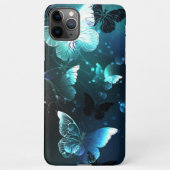 Mint Night Butterflies iPhone Hoesje (Achterkant)