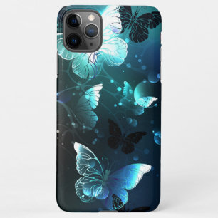 Mint Night Butterflies iPhone 11Pro Max Hoesje