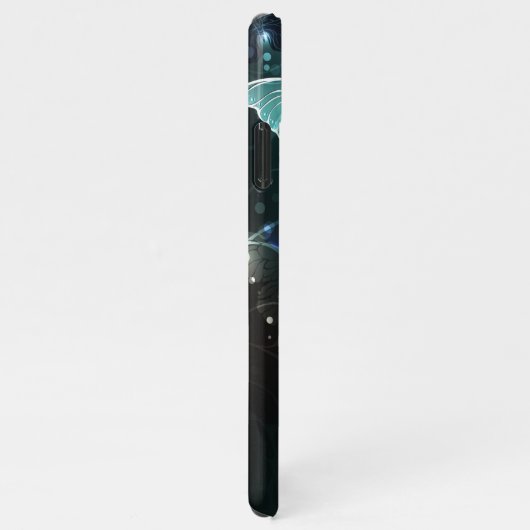 Mint Night Butterflies iPhone Hoesje (Rechterkant)