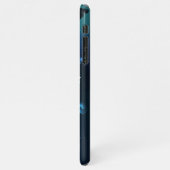 Mint Night Butterflies iPhone Hoesje (Linkerkant)