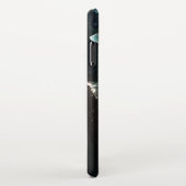 Mint Night Butterflies iPhone Hoesje (Rechterkant)