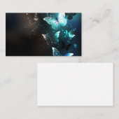 Mint Night Butterflies Klantenkaartje (Voorkant / Achterkant)